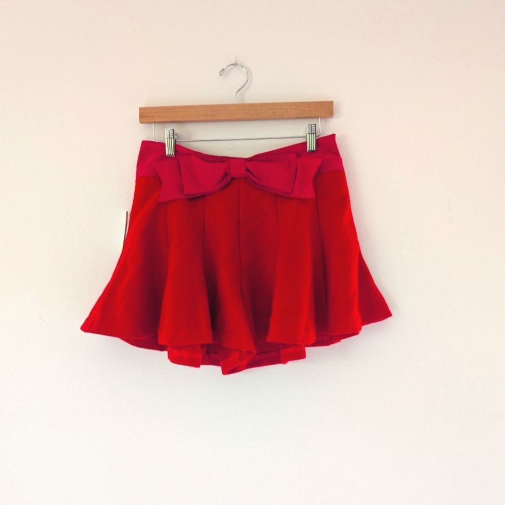 NWT! Anthropologie Maeve Skirty Bow Shorts - Picture 2 of 9